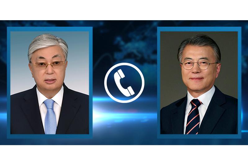 Qazaqstan Prezıdenti Ońtústik Koreıa Prezıdentimen telefon arqyly sóılesti