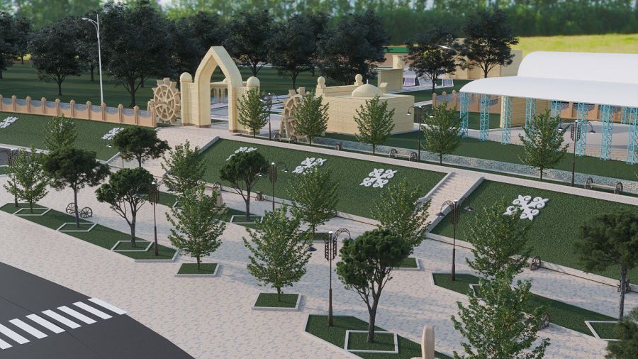 Kóne shahar jańaryp jatyr