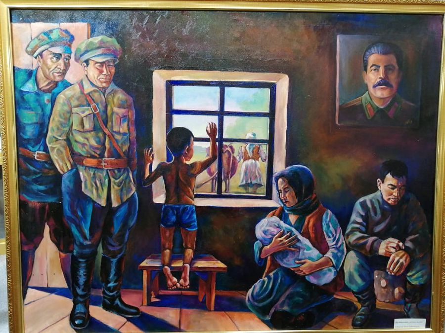 «Qudaısyzdardy» qylqalammen beınelegen