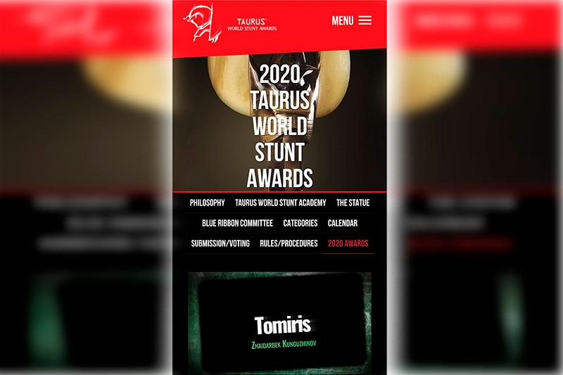 "Tomırıs" fılmi kaskaderler "Oskaryn" aldy