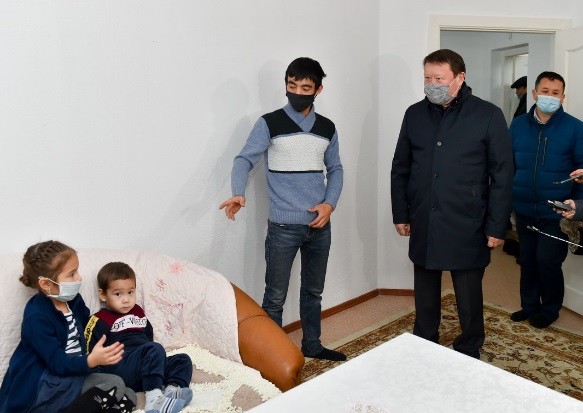 SQO-da kezekte turǵan 186 otbasy baspanaǵa ıe boldy