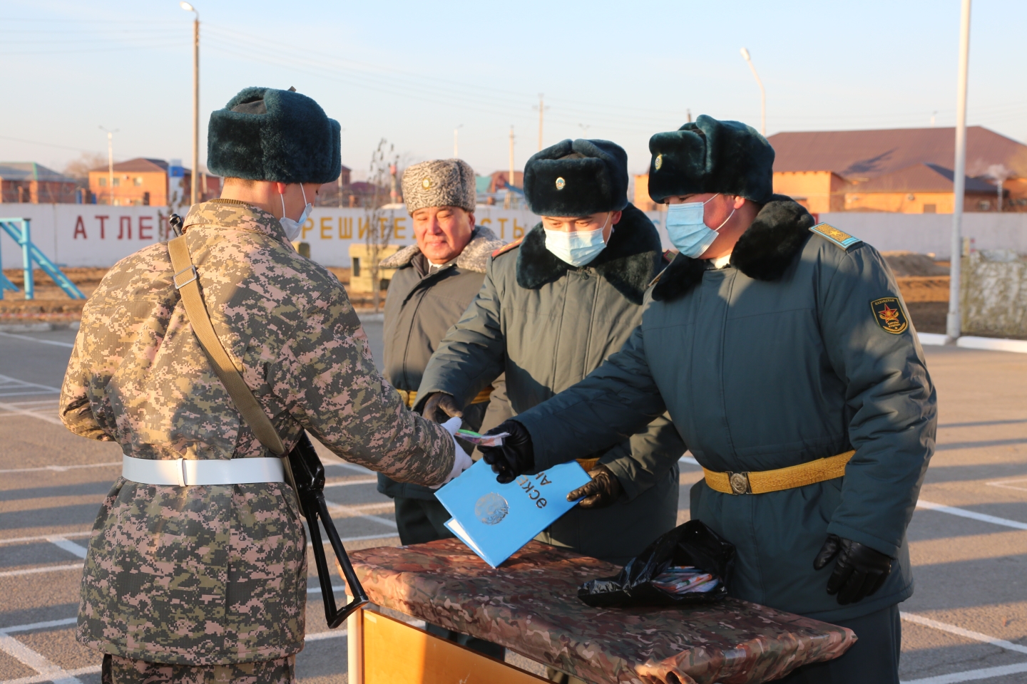 Atyraýda jas sarbazdar ant qabyldady