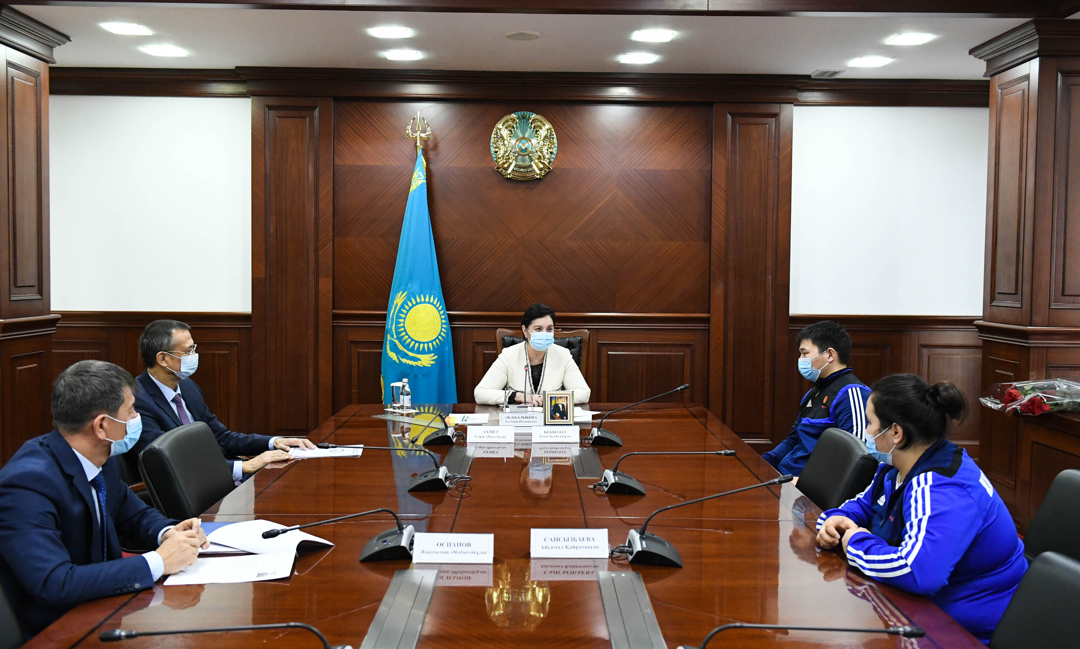 Gúlshara Ábdiqalyqova álem kýboginiń jeńimpazdaryn qabyldady