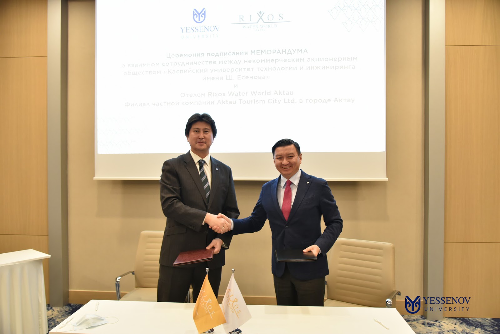 Aqtaýda qonaqúı týrızm salasy mamandaryn daıarlaý týraly memorandýmǵa qol qoıyldy