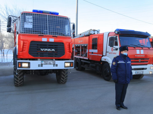Qostanaılyq qutqarýshylarǵa jańa tehnıka berildi