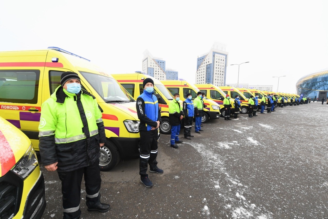 Saǵyntaev jedel járdem qyzmetine 50 jańa kólik syılady