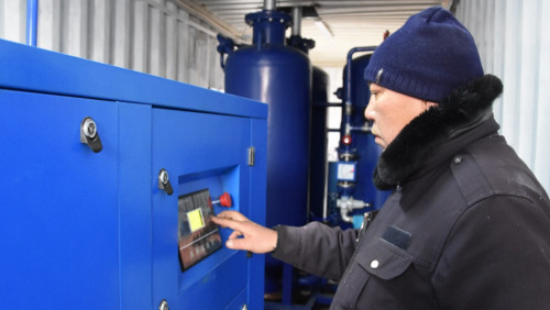 Qazalyda zamanaýı ottegi stansııasy ashyldy