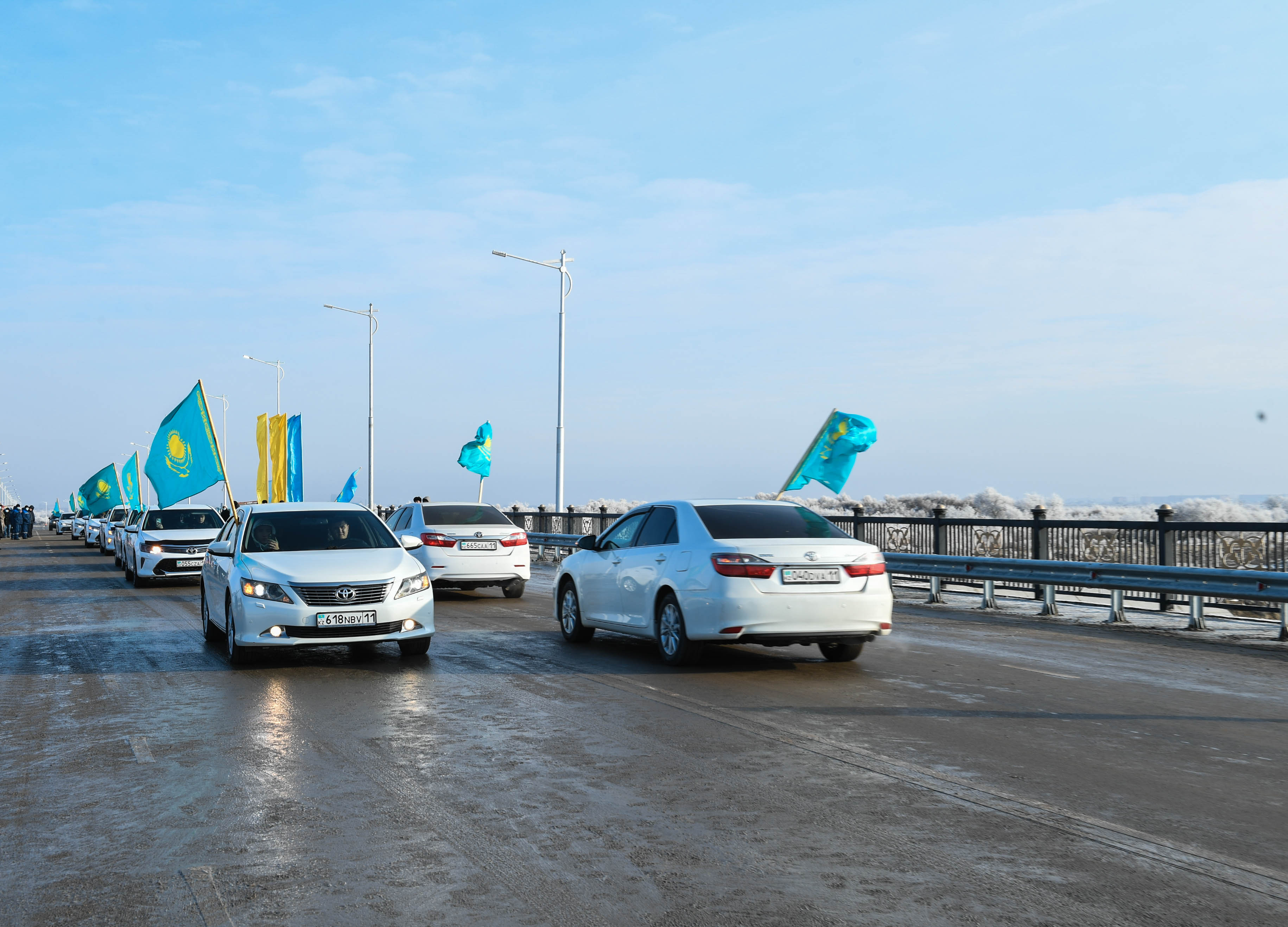 Qyzylorda qalasynda turǵyn úı men jańa kópir paıdalanýǵa berildi