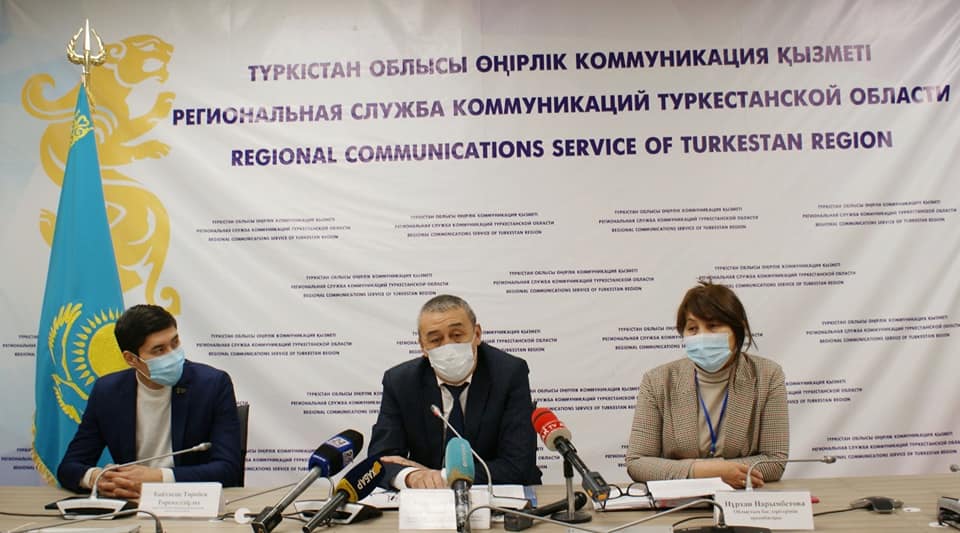 Túrkistan oblysynda COVID-19 rastalǵan 117 jaǵdaı tirkelgen