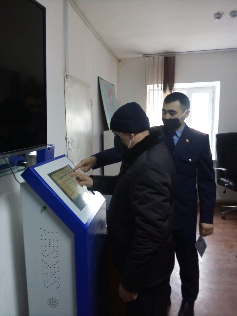 Qyzylordadaǵy túzeý mekemelerinde elektrondy termınaldar iske qosyldy