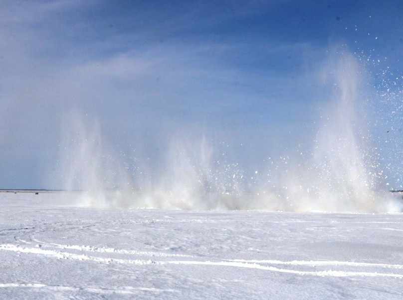 SQO-da sý tasqynyna daıyndyq aıasynda jarylystar jasaldy