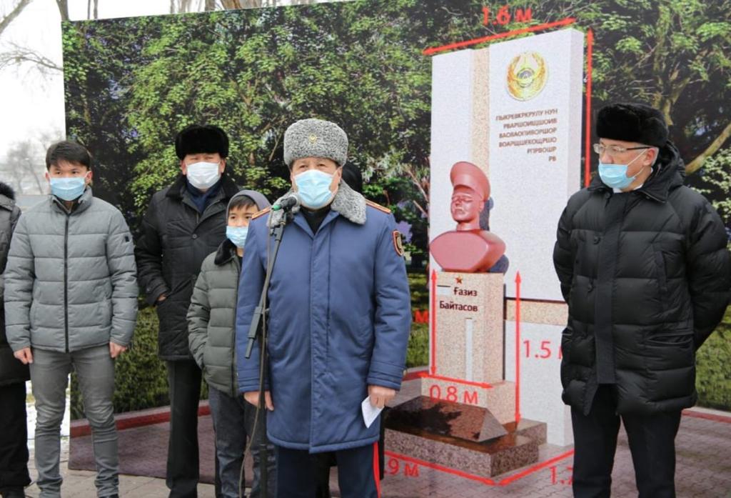 Tarazda Ǵazız Baıtasov eskertkishiniń irgetasy qalandy