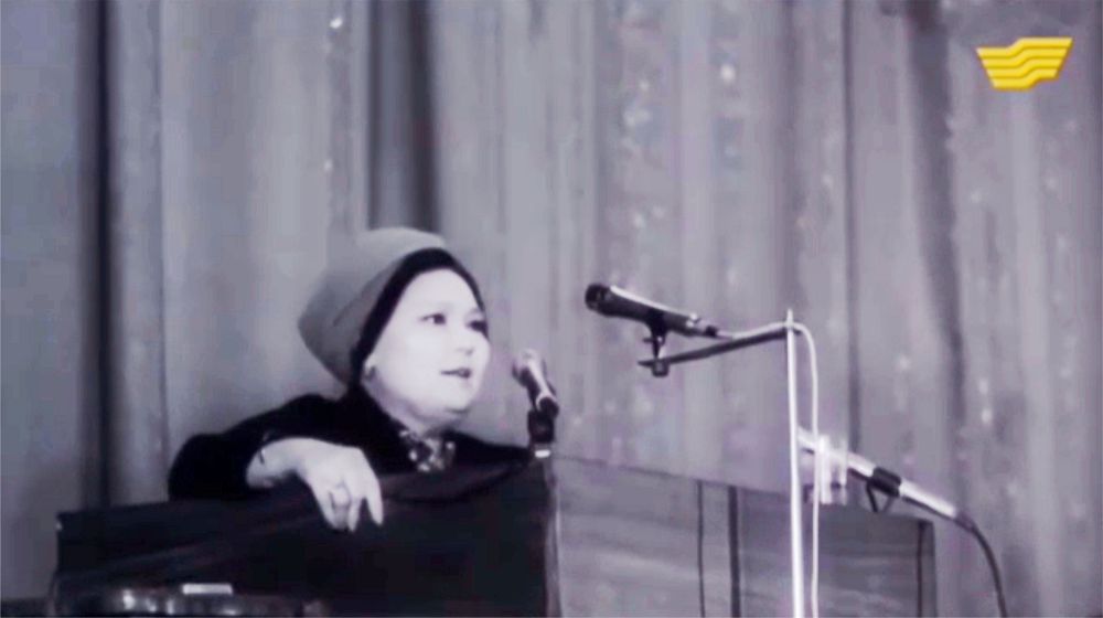 Ulttyń úni Ánshi Baǵlanovanyń batyrlyǵy týraly