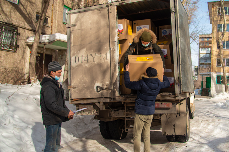 Qaraǵandy oblysynda 1 myń otbasy tegin azyq-túlik jıyntyǵyn alady