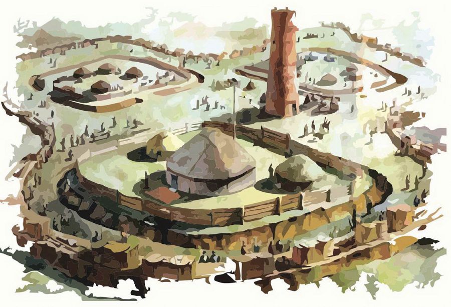 Bozoq qalashyǵy (Eýrazııalyq keńistikte ornalasqan elordanyń ejelgi tarıhy)