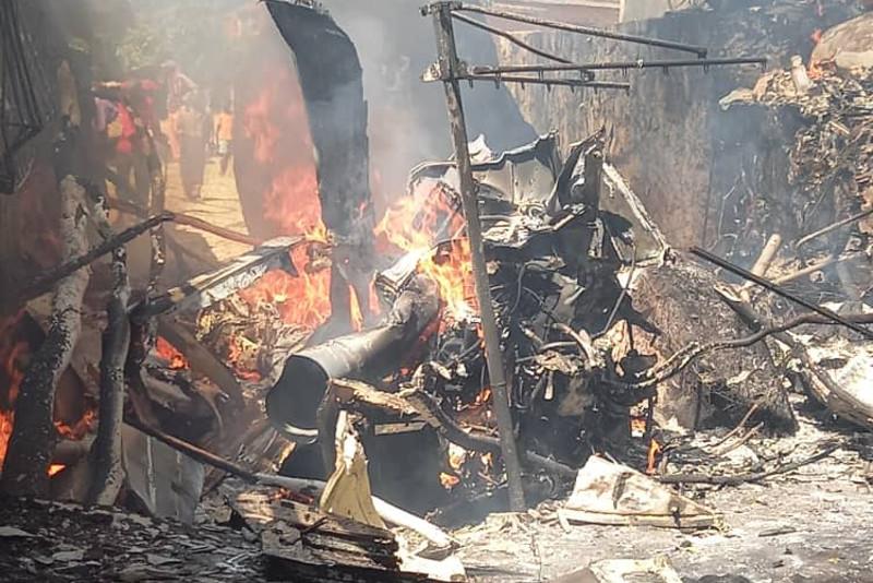 Taǵy bir áskerı tikushaq apatqa ushyrady