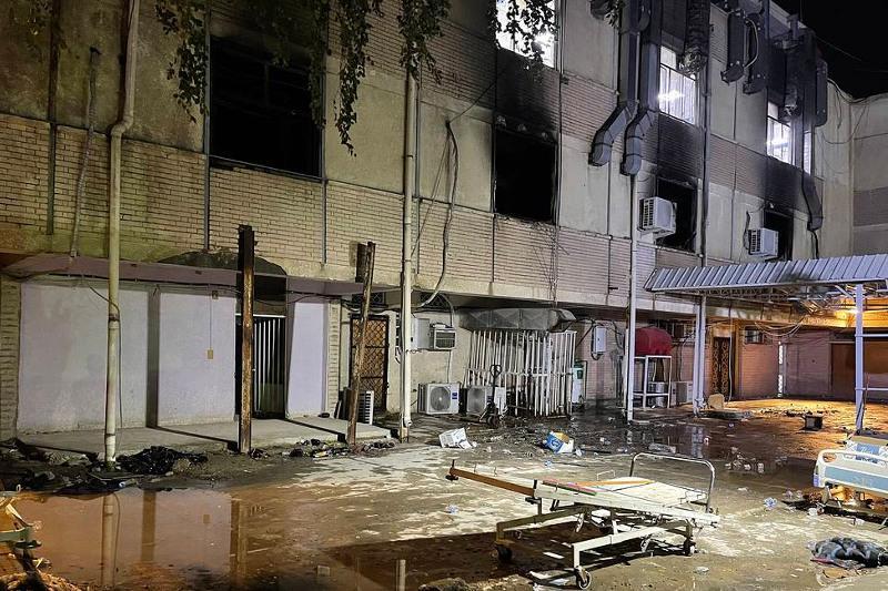 Baǵdat aýrýhanasyndaǵy órt saldarynan qaza tapqandar sany 82 adamǵa jetti