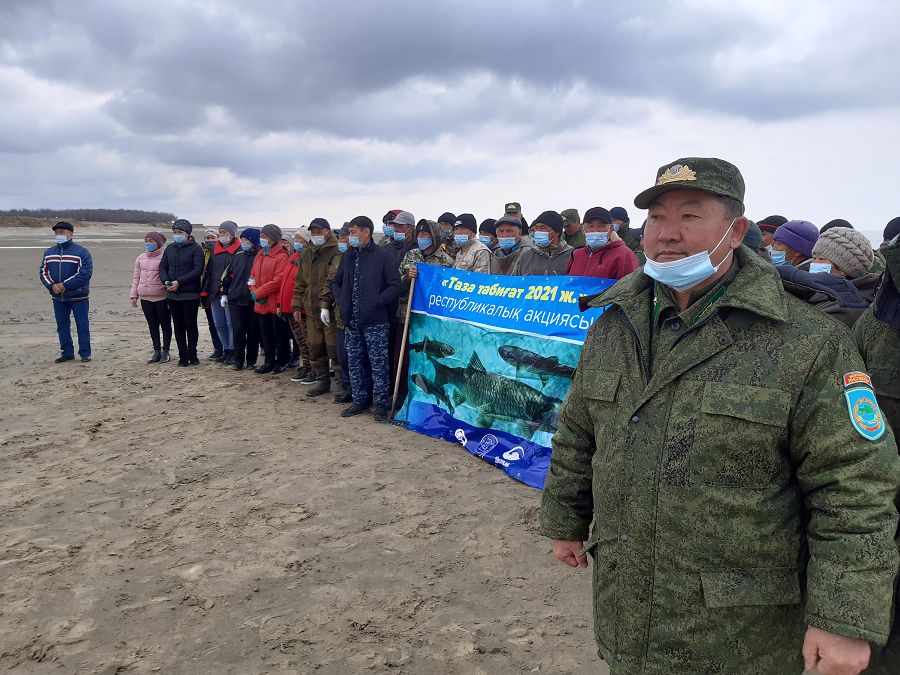 Zaısandy zııandy aýdan tazartty