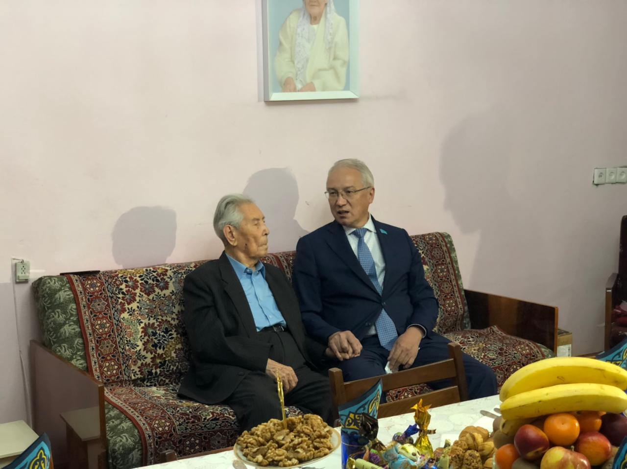 Jambyldyq soǵys ardagerlerine kómek kórsetildi