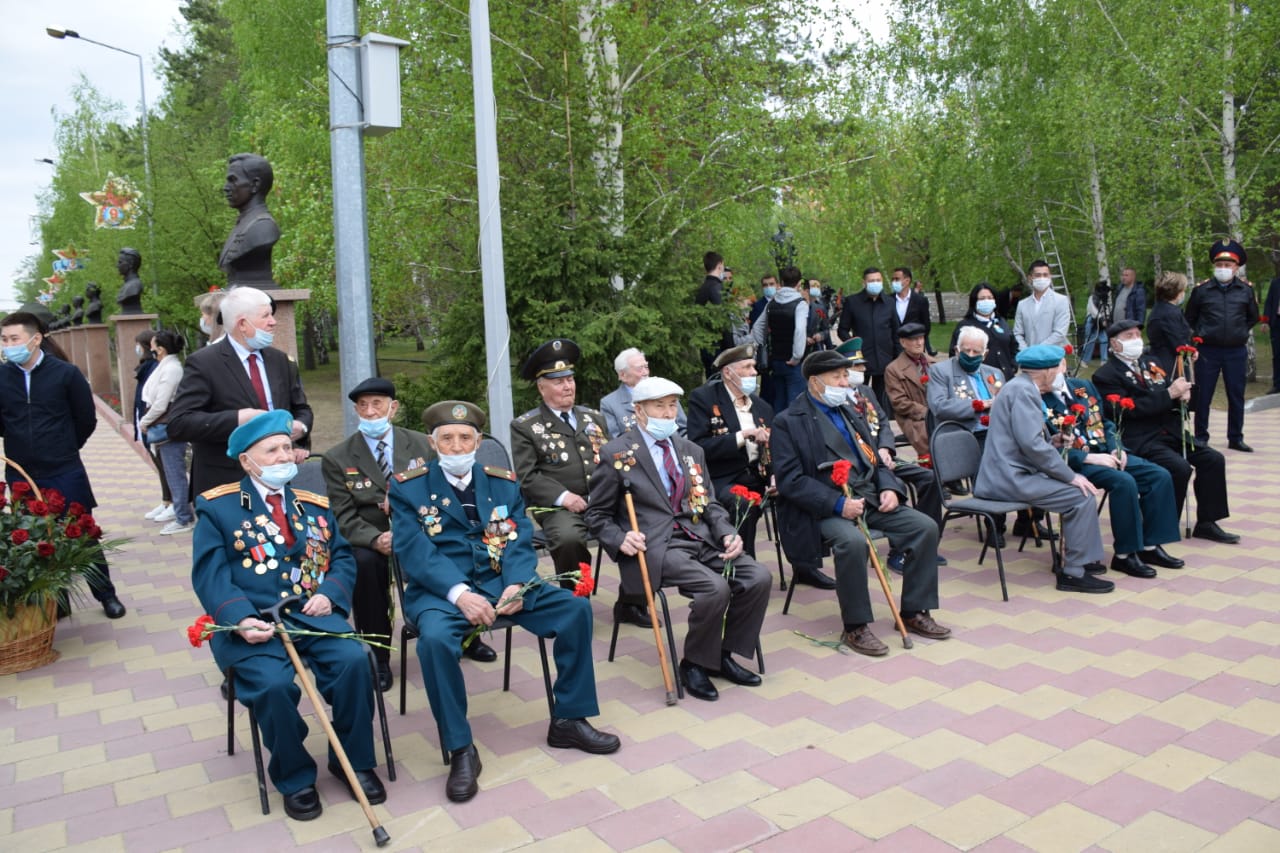 Qostanaıda Jeńis kúnine arnalǵan merekelik shara ótti