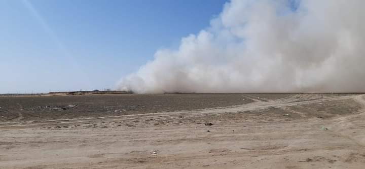 Atyraý oblysynda qoqys polıgony otqa orandy