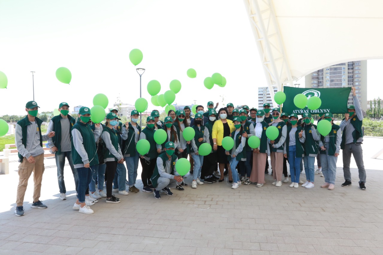 Atyraýda «Jasyl el» eńbek jasaǵynyń jańa maýsymy bastaldy