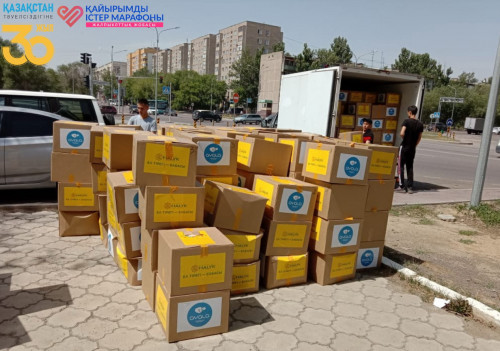 287 muqtaj otbasyna azyq-túlik qorjyny tapsyryldy