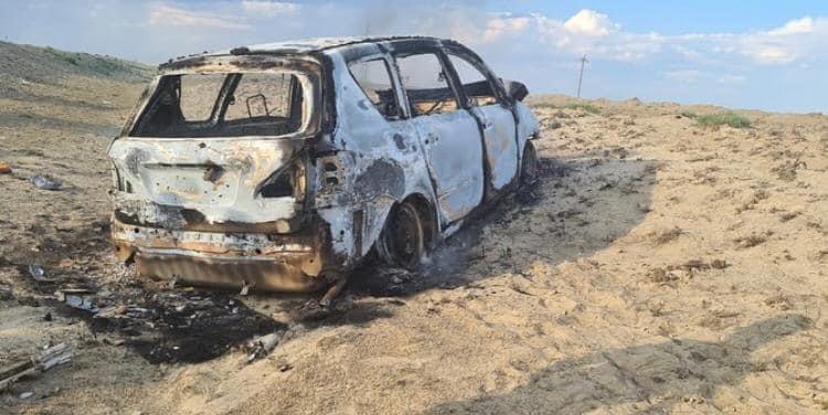 Atyraý oblysynda jol apatynan bir adam kóz jumdy