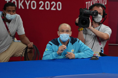 Grek-rım kúresinen quramanyń bas bapkeri Olımpıadany qorytyndylady