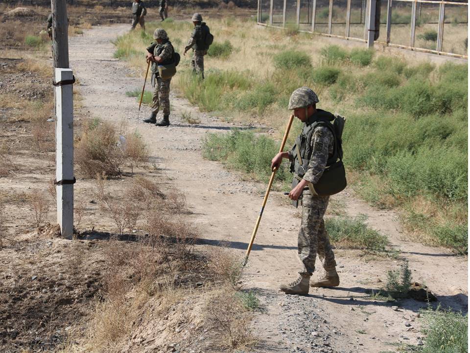 Jarylys saldaryn joıýǵa saperler men kınologtar jumyldyryldy