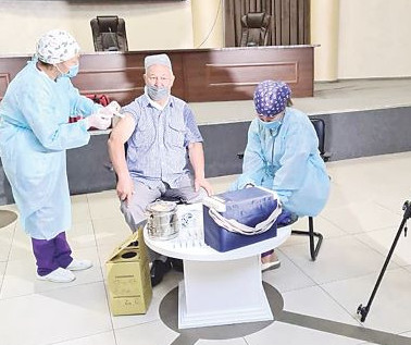 Tarazdaǵy vaksınalaý ortalyqtary