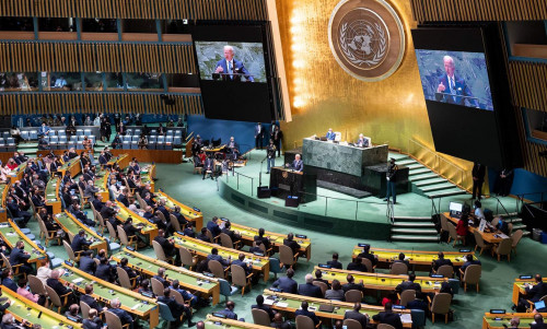 BUU Bas Assambleıasynyń otyrysy bastaldy