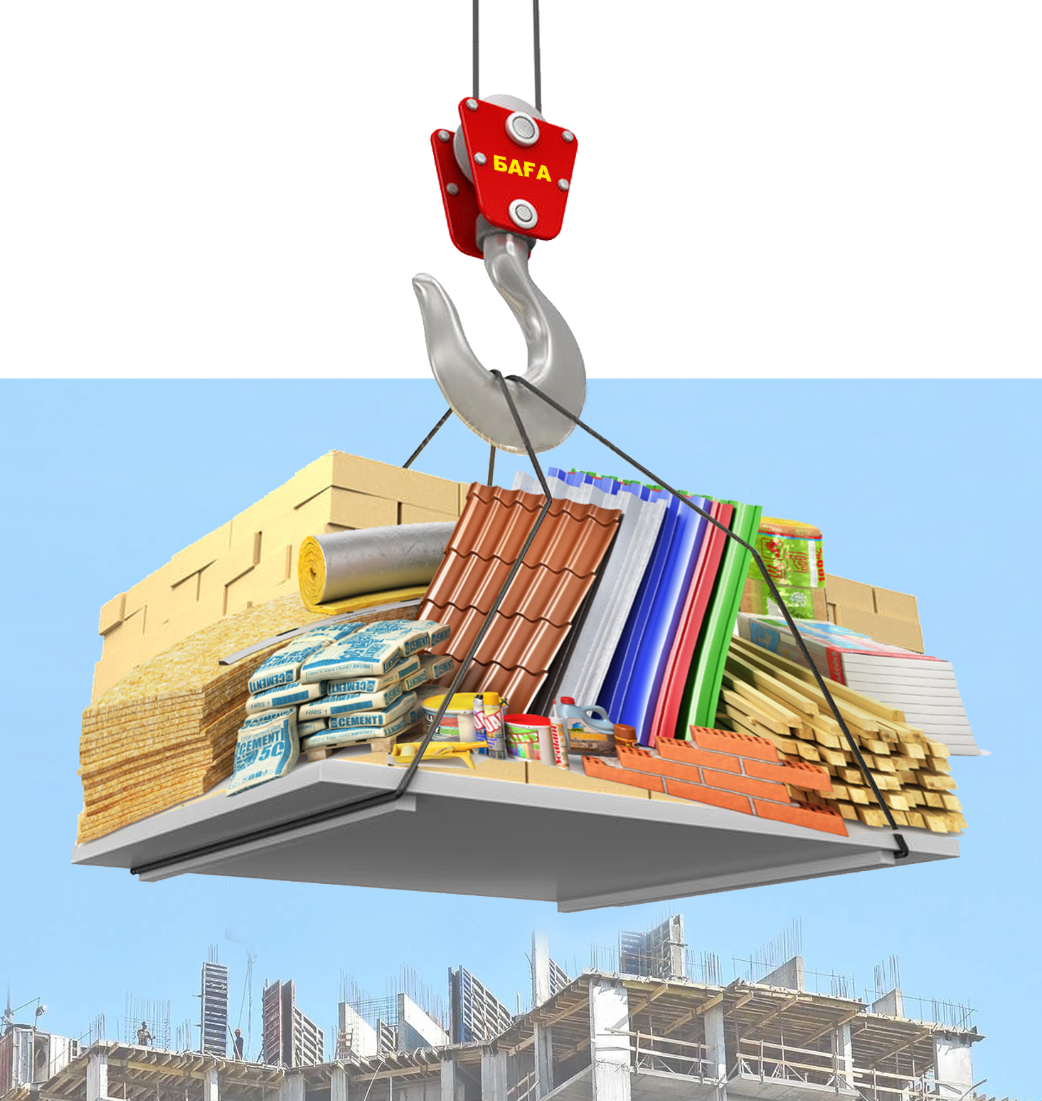 Qurylys materıaldary naryǵy:  Eseńgiretken baǵalar