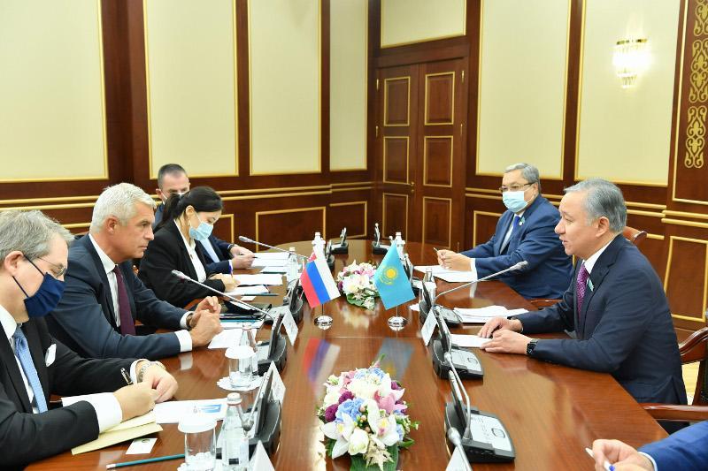 Nurlan Nyǵmatýlın Slovakııanyń Eýropalyq ister mınıstri Ivan Korchokpen kezdesti