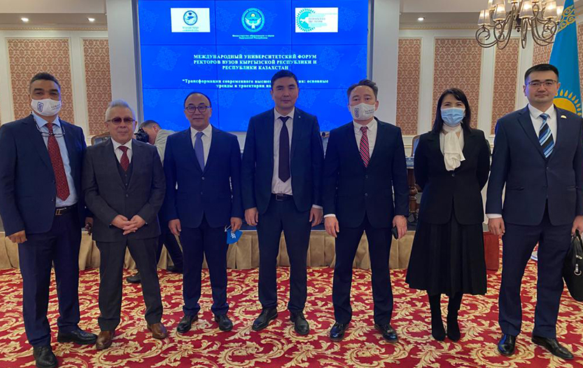 Qyrǵyzstan men Qazaqstan yntymaqtastyǵy aıasynda rektorlar kezdesti