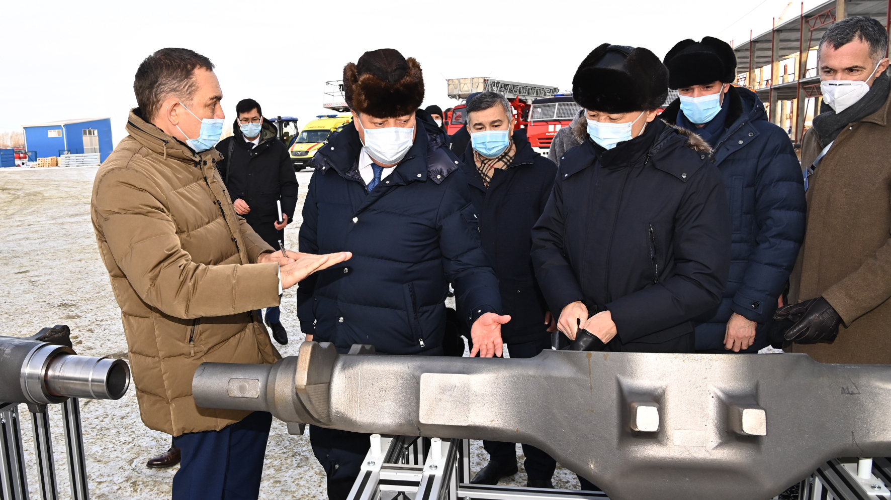 Asqar Mamın Qostanaıda jańa óndiris ornyn iske qosty