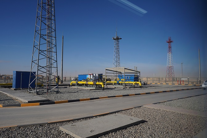 Týrıstik habqa gaz kommýnıkasııalary tartyldy