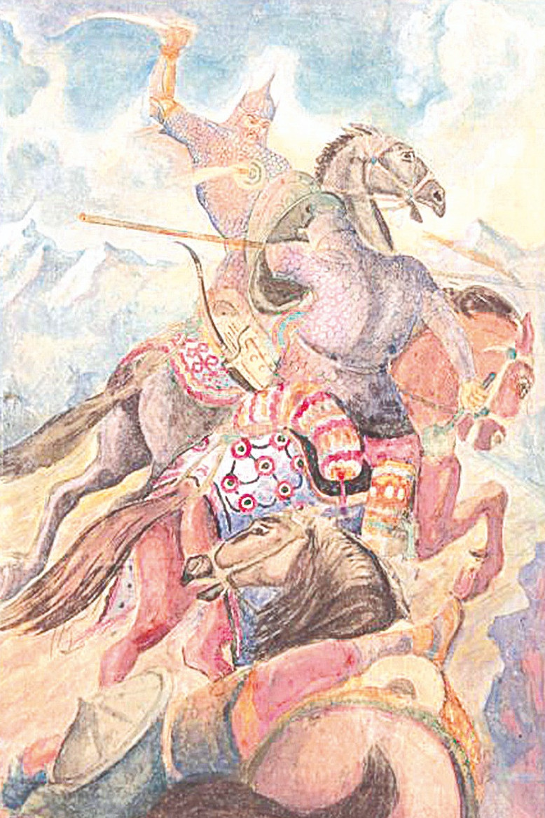 Eposty boıaý tilimen sóıletken...