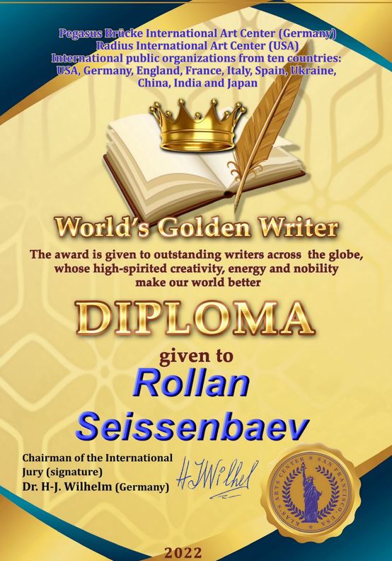 Rollan Seısenbaev «Álemniń altyn jazýshysy» atandy