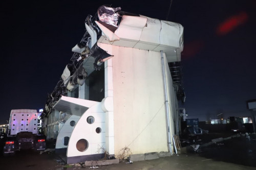 Tashkenttegi avtodúkenderdiń biri órtendi