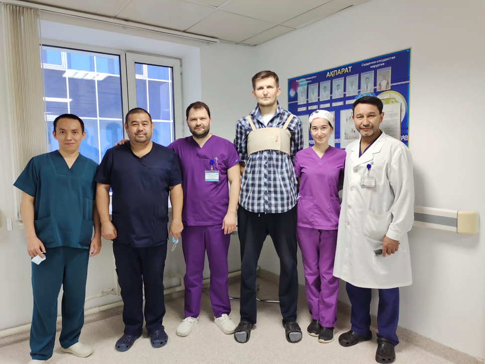 Aorta qatparlanýy bar júrekke jasalǵan ota