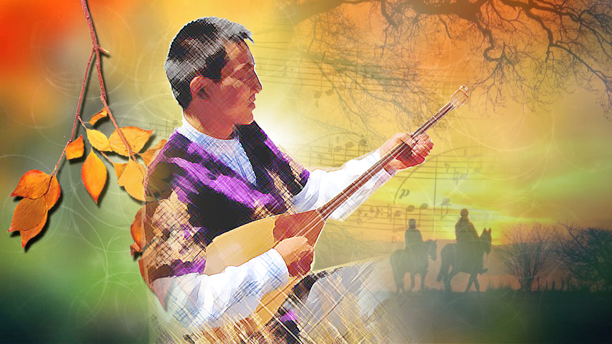 «Kórdiń be eki bala at qaraǵan?..»