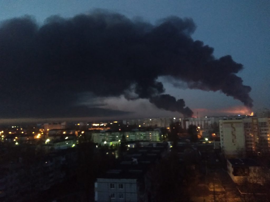 Brıanskide munaı bazasynan órt shyqty