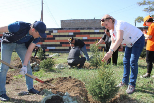 Mereke qarsańynda «Dostyq» saıabaǵy ashyldy
