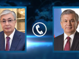 Memleket basshysy О́zbekstan Prezıdenti Shavkat Mırzııoevpen telefon arqyly sóılesti