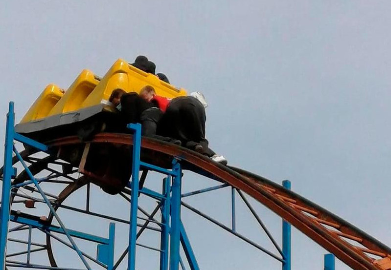 Qaraǵandyda attraksıondardyń biri isten shyqty