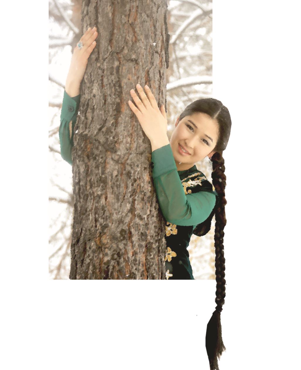 Qazaqy burym, Delanyń shashy