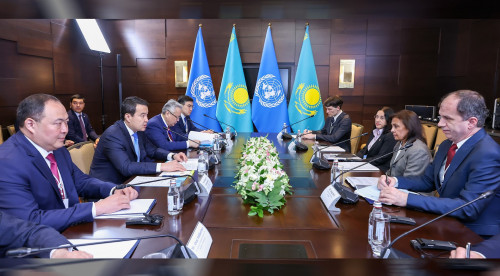 Premer-Mınıstr BUU Bas hatshysynyń orynbasarymen kezdesti