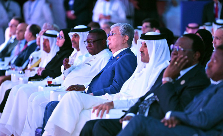 Memleket basshysy Qatar ekonomıkalyq forýmynyń ashylý rásimine qatysty