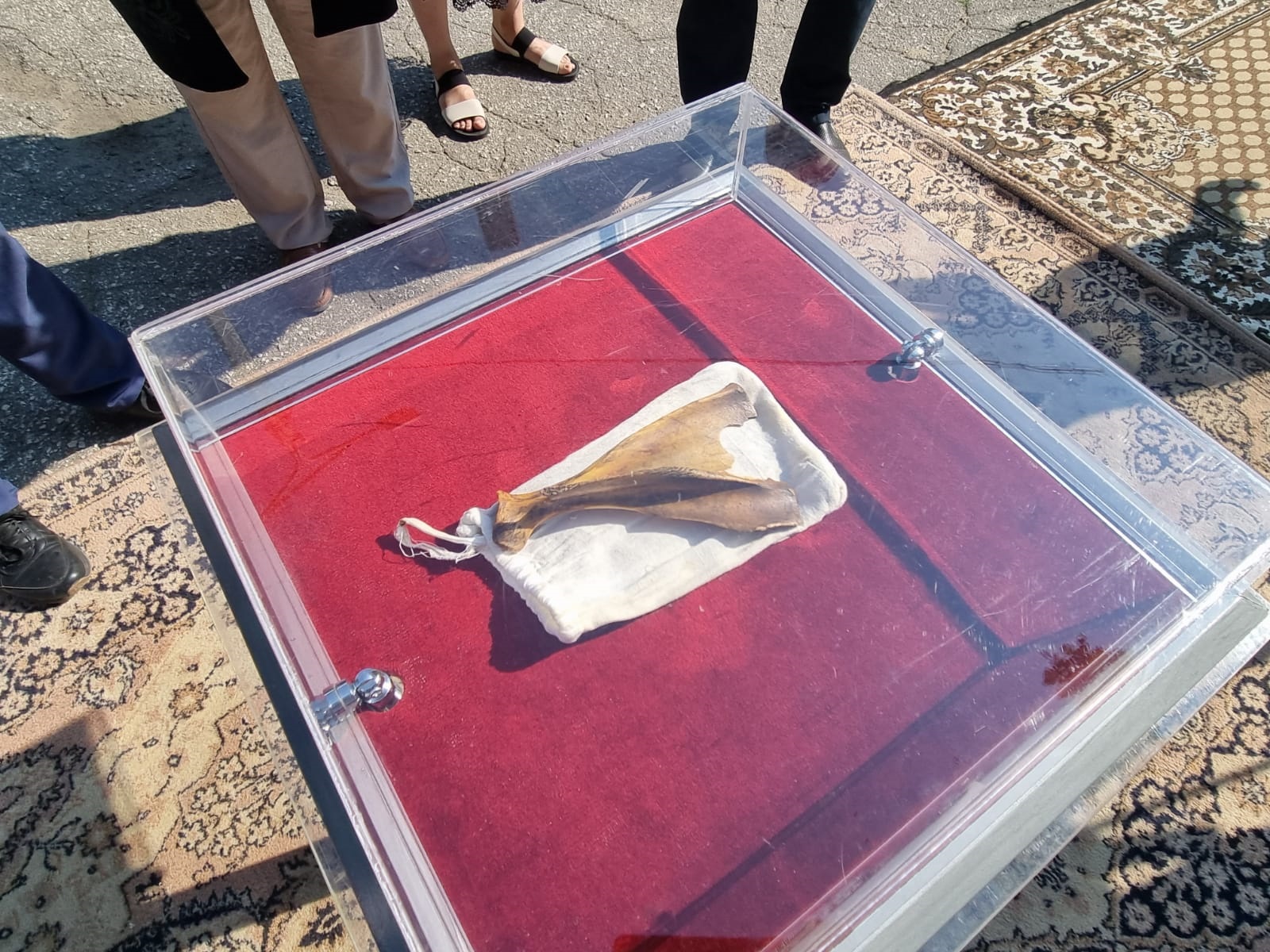 Kıeli jaýyryndy mýzeıge amanattady